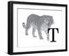 T is for Tiger-Stacy Hsu-Framed Art Print