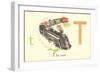 T is for Train-null-Framed Art Print