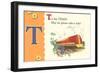 T is for Train-null-Framed Art Print