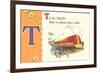 T is for Train-null-Framed Premium Giclee Print