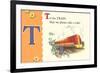 T is for Train-null-Framed Premium Giclee Print