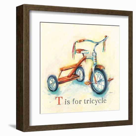 T is for Tricycle-Catherine Richards-Framed Art Print