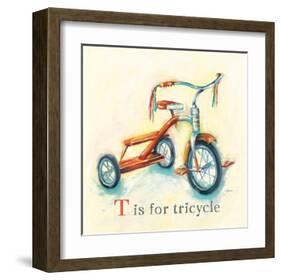 T is for Tricycle-Catherine Richards-Framed Art Print