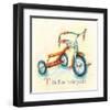 T is for Tricycle-Catherine Richards-Framed Art Print