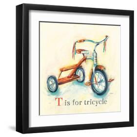 T is for Tricycle-Catherine Richards-Framed Art Print