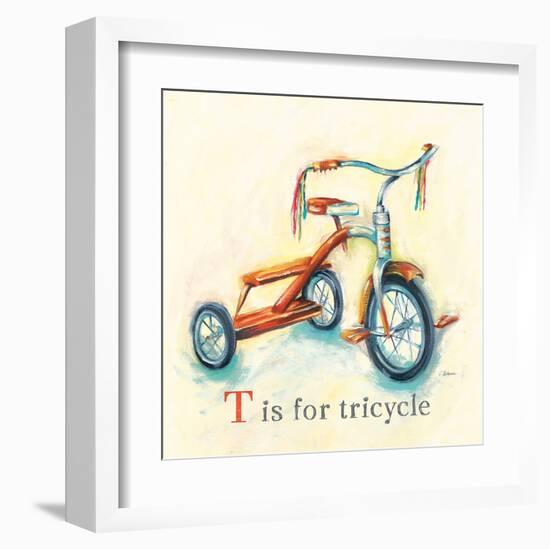 T is for Tricycle-Catherine Richards-Framed Art Print