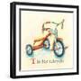 T is for Tricycle-Catherine Richards-Framed Art Print