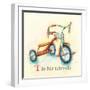 T is for Tricycle-Catherine Richards-Framed Art Print