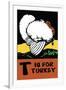 T is for Turkey-Charles Buckles Falls-Framed Art Print