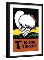 T is for Turkey-Charles Buckles Falls-Framed Art Print