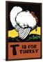 T is for Turkey-Charles Buckles Falls-Framed Art Print