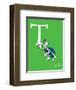 T is for Turtle (green)-Theodor (Dr. Seuss) Geisel-Framed Art Print