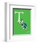 T is for Turtle (green)-Theodor (Dr. Seuss) Geisel-Framed Art Print