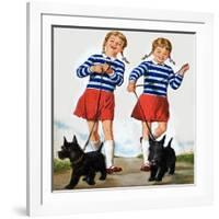 T Is for Twin, Illustration from 'Treasure'-Clive Uptton-Framed Giclee Print