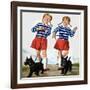 T Is for Twin, Illustration from 'Treasure'-Clive Uptton-Framed Giclee Print