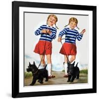 T Is for Twin, Illustration from 'Treasure'-Clive Uptton-Framed Giclee Print