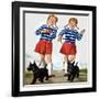 T Is for Twin, Illustration from 'Treasure'-Clive Uptton-Framed Giclee Print