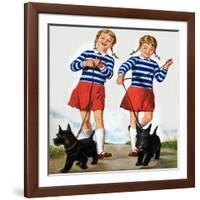 T Is for Twin, Illustration from 'Treasure'-Clive Uptton-Framed Giclee Print