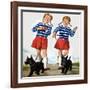 T Is for Twin, Illustration from 'Treasure'-Clive Uptton-Framed Giclee Print