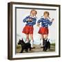 T Is for Twin, Illustration from 'Treasure'-Clive Uptton-Framed Giclee Print