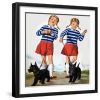 T Is for Twin, Illustration from 'Treasure'-Clive Uptton-Framed Giclee Print