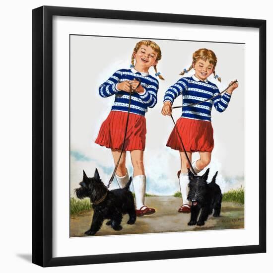 T Is for Twin, Illustration from 'Treasure'-Clive Uptton-Framed Giclee Print