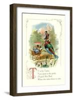 T is for Twins-null-Framed Art Print