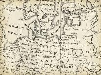 Map of Europe Grid IV-T. Jeffreys-Art Print