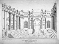 View of St Bride's Avenue Including the Premises of Pitman and Ashfield, City of London, 1825-T Kearnan-Stretched Canvas