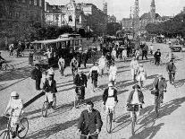 The Vesterbrogade, Copenhagen, Denmark, C1922-T Larsen-Mounted Giclee Print