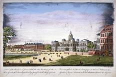 St James's Park and Horse Guards, Westminster, London, 1752-T Loveday-Stretched Canvas