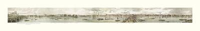 View of the North Bank of The Thames I-T M Baynes-Mounted Premium Giclee Print