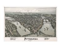 Pittsburgh, Pennsylvania, 1902-T^M^ Fowler-Laminated Art Print