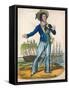 T P Cooke as the Sailor Hero of Black Eyed Susan-null-Framed Stretched Canvas