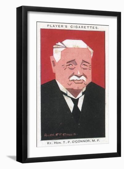 T P O'Connor - Irish Nationalist Politician-Alick P.f. Ritchie-Framed Art Print
