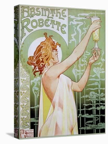 T Privat-Livemont Absinthe Robette Art Print Poster-null-Stretched Canvas