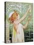 T Privat-Livemont Absinthe Robette Art Print Poster-null-Stretched Canvas