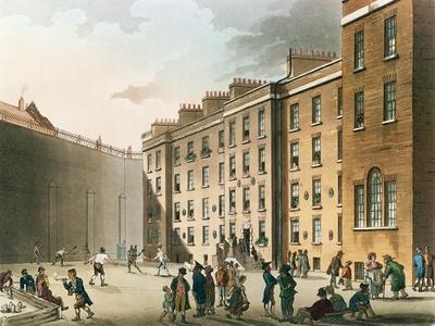 The Fleet Prison from Ackermann's "Microcosm of London," Volume II, 1809