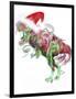 T Rex Christmas-Stephanie Analah-Framed Giclee Print