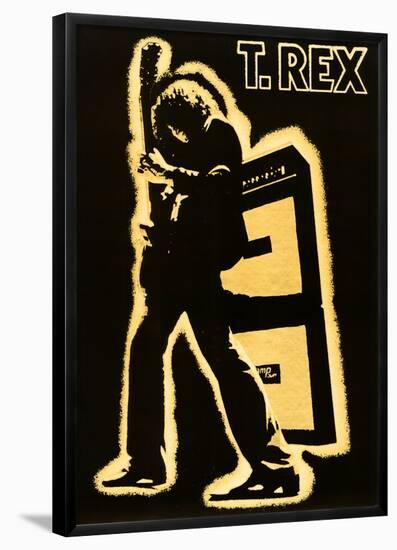 T. Rex Electric Warrior Music Poster Print-null-Framed Poster