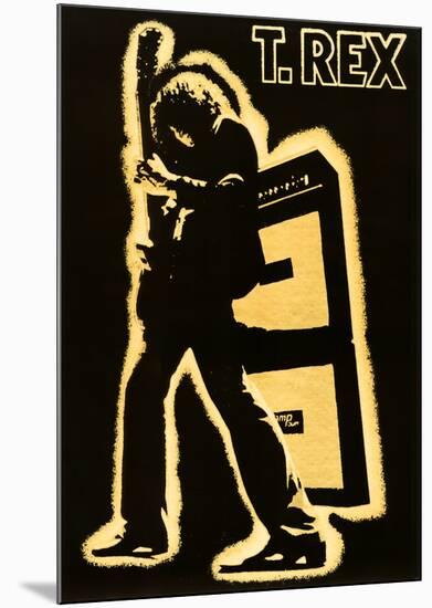 T. Rex Electric Warrior Music Poster Print-null-Mounted Poster