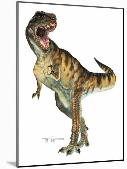 T-Rex-Tim Knepp-Mounted Giclee Print