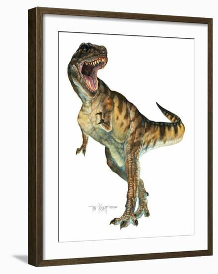 T-Rex-Tim Knepp-Framed Giclee Print