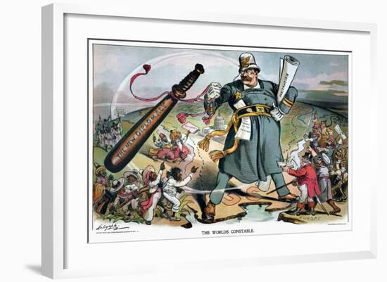 T. Roosevelt Cartoon-Louis Dalrymple-Framed Giclee Print