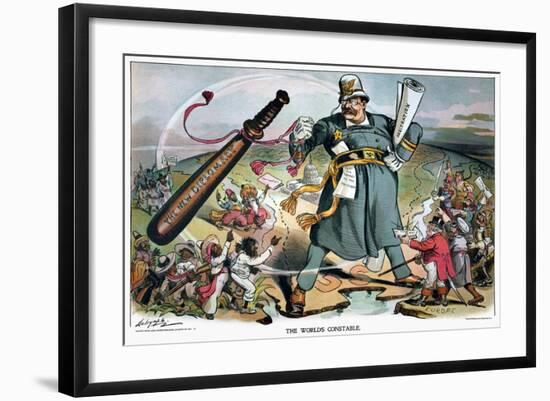 T. Roosevelt Cartoon-Louis Dalrymple-Framed Giclee Print