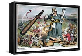 T. Roosevelt Cartoon-Louis Dalrymple-Framed Stretched Canvas