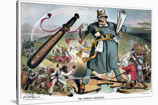 T. Roosevelt Cartoon-Louis Dalrymple-Stretched Canvas