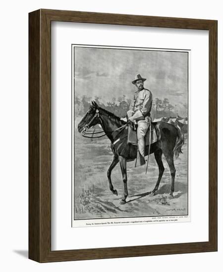 T Roosevelt, Prout 1901-Victor Prout-Framed Photographic Print