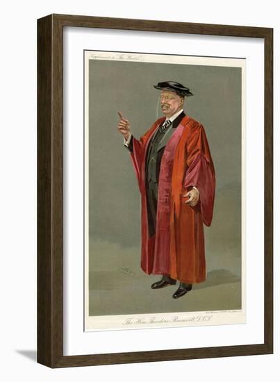 T Roosevelt, World-Leslie Ward-Framed Art Print