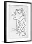 T S Eliot (1888-1965)-Oscar Berger-Framed Giclee Print